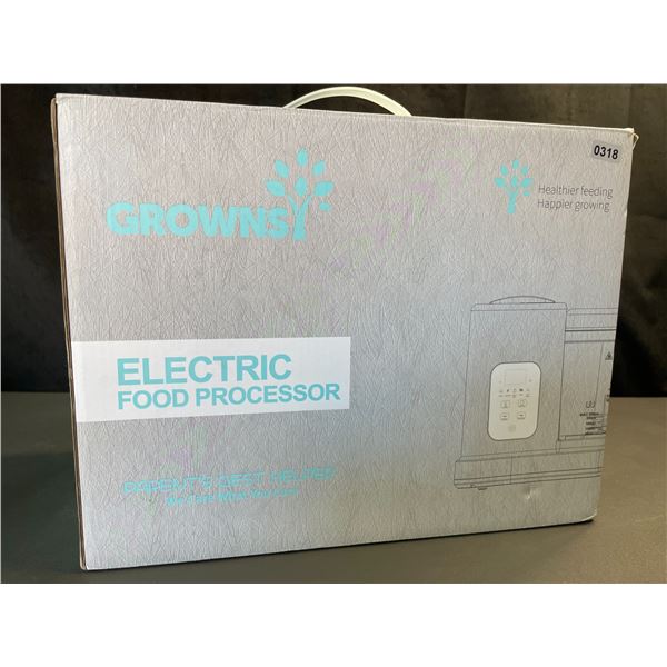 Lot of 1 Grownsy Electric Food Processor/Multi-Function Baby Food Maker - Brand New!