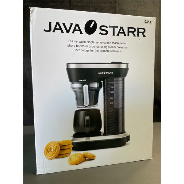 Lot of 1 Java Starr Single Serve Coffee Machine w/ Built-In Grinder for Whole Beans - BRAND NEW!