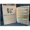 Image 1 : Lot of 1 Molly+Rocky 3PC Queen Size Quilt/Comforter Set - Mustard Yellow - 90x92 inch - Brand New!