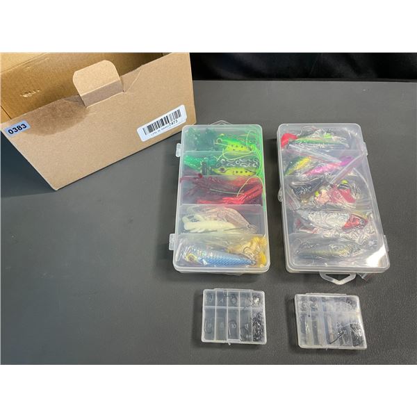 Lot of 1 Box of Assorted Fishing Lures - New