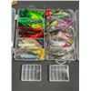 Image 2 : Lot of 1 Box of Assorted Fishing Lures - New