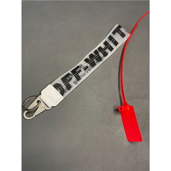 Lot of 4 Off-White Fashion Keychains - New
