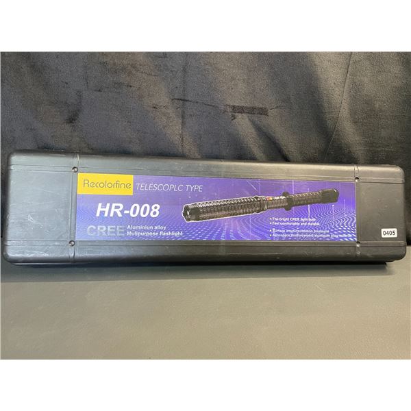 Lot of 1 High-Power HR-008 Aluminum Alloy Multi-Purpose Flashlight/Security Electric Shock Stick