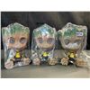 Image 2 : Lot of 3 Baby Groot Planters/Flower Pots - Brand New - 5inch