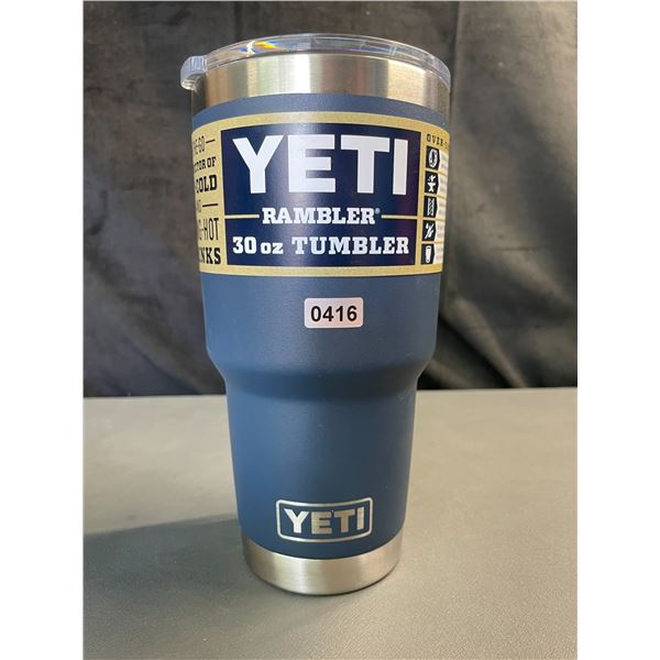 Lot of 1 YETI Rambler 30oz Tumbler - Blue - Brand New!