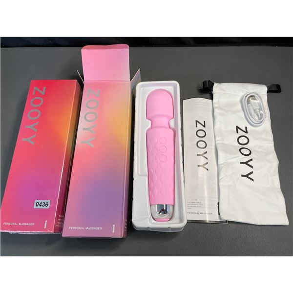 Lot of 2 Zooyy Rechargeable Personal Massagers/Adult Sex Toys for Women - Quiet & Waterpoof - NEW