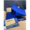Image 1 : Lot of 1 Box of 4 Heavy Duty Plastic Wheel Blocks - New