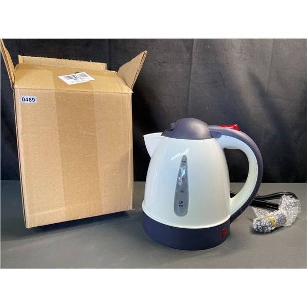 Lot of 1 12V White 1L Electric Kettle - New