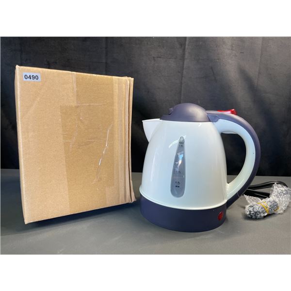 Lot of 1 12V White 1L Electric Kettle - New