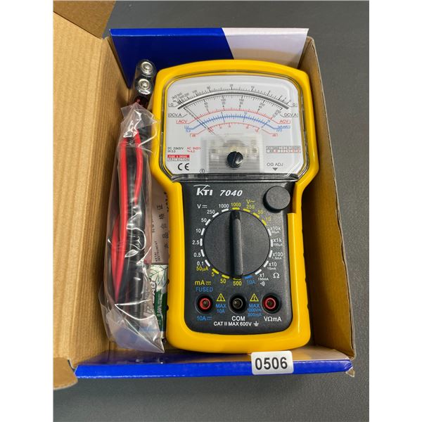 Lot of 1 Digital & Analog Multimeter Tool - Brand New