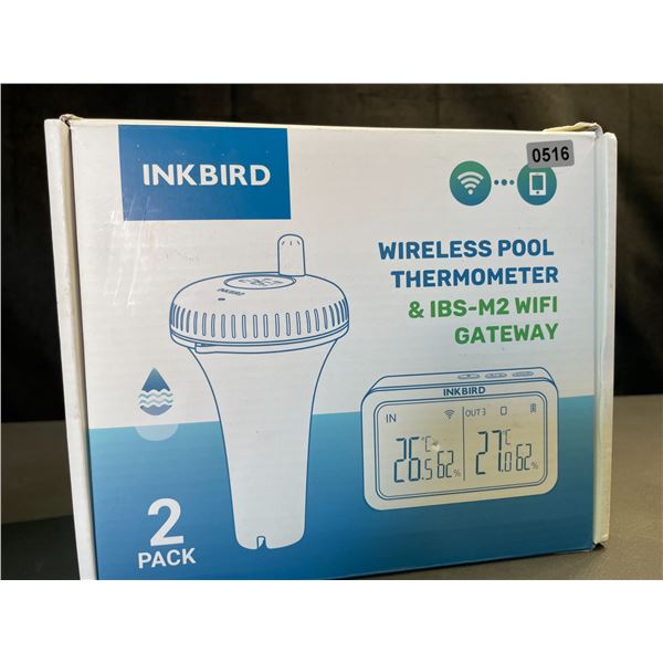 Lot of 1 Inkbird Wireless Pool Thermometer Kit