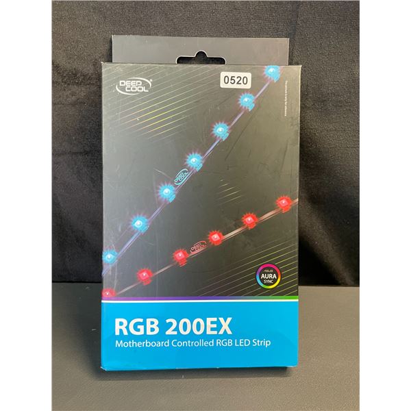 Lot of 1 DeepCool RGB 200EX Motherboard Controlled RGB LED Strip
