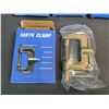Image 2 : Lot of 4 Earth Clamp/Welding Clamps - Brand New