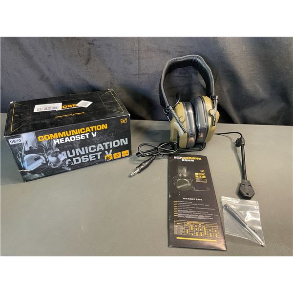 Lot of 1 Military Style Headset - Brand New