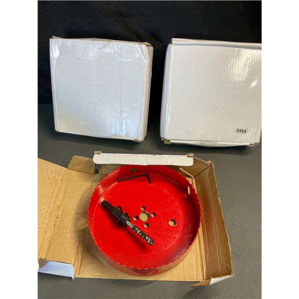 Lot of 3 150mm Bimetal Hole Saws - New