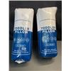 Image 3 : Lot of 2 Toddler Pillows with Pillow Cases - 13 x 18 inch - Brand New