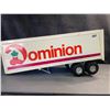 Image 1 : Lot of 1 Vintage 1970's ERTL Dominion Stores Toy Trailer - Used