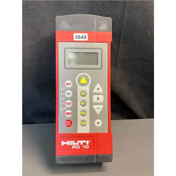 Lot of 1 HILTI PD10 Laser Distance Measure Tool - Used - Works