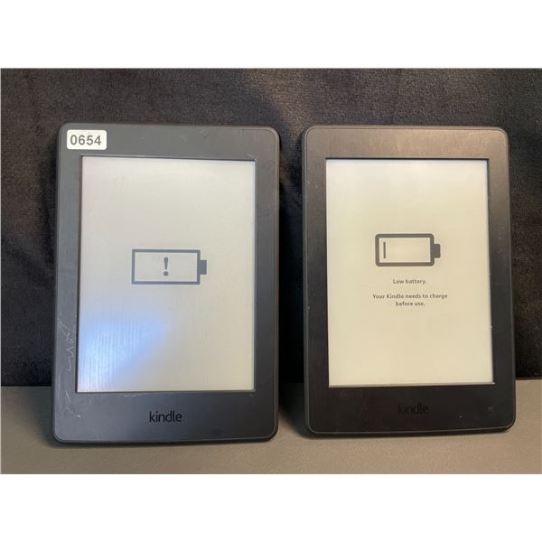 Lot of 2 Kindle Reading Tablets - Used