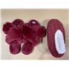 Image 1 : Lot of 2 Pairs of Women's Fuzzy Slippers - Size Medium (Approx. Size 6-7)