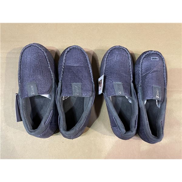 Lot of 2 Pairs of Mens Slippers - Size 8 - Brand New!