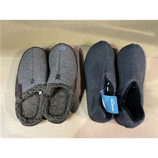 Lot of 2 Pairs of Slippers - Size 7/8 - Brand New!