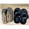 Image 1 : Lot of 2 Pairs of Women's Fuzzy Slippers - Size 11/12 - Brand New!