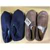 Image 1 : Lot of 2 Pairs of Mens Slippers - Size 12 - Brand New!