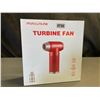 Image 1 : Lot of 1 Handheld Rechargeable Turbine Fan - Super Powerful - Brand New Sealed!