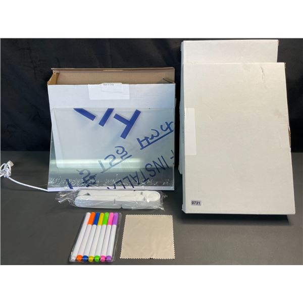Lot of 3 LED Writing Message Board Sets with Markers - Brand New
