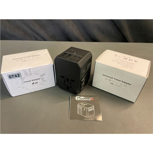 Lot of 2 Universal Travel Adapters - Brand New!
