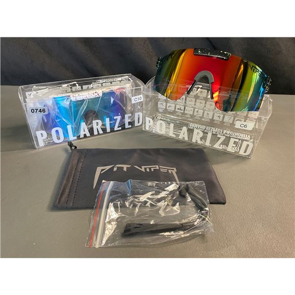 Lot of 2 Pit Viper Polarized Sunglasses - Brand New