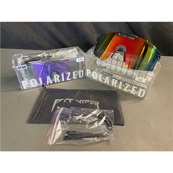 Lot of 2 Pit Viper Polarized Sunglasses - Brand New