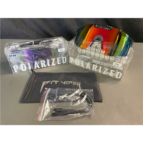 Lot of 2 Pit Viper Polarized Sunglasses - Brand New