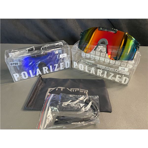 Lot of 2 Pit Viper Polarized Sunglasses - Brand New