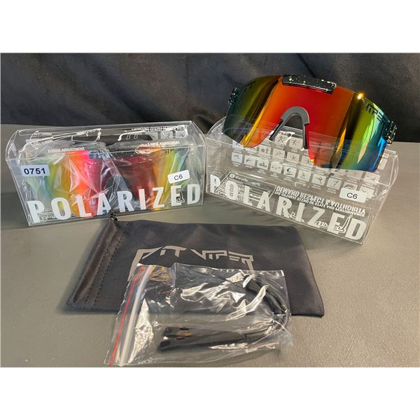 Lot of 2 Pit Viper Polarized Sunglasses - Brand New