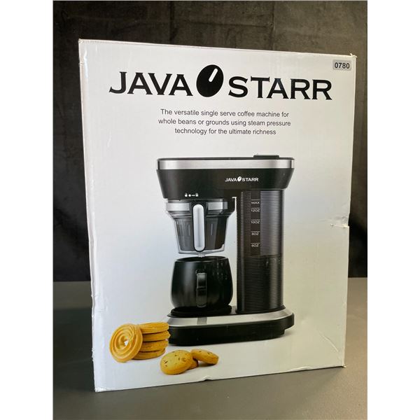 Lot of 1 Java Starr Single Serve Coffee Machine w/ Built-In Grinder for Whole Beans - BRAND NEW!