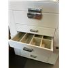 Image 5 : Lot of 1 Standing Jewelry Box - White - Multiple Drawers/Compartments - Brand New