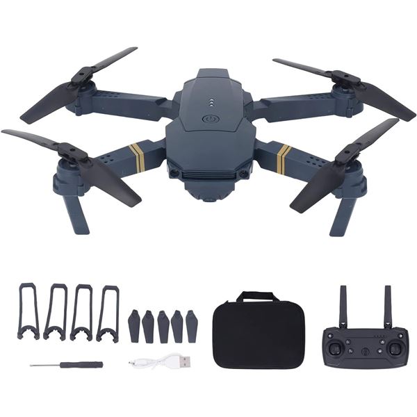 Lot of 1 E58 Foldable WiFi Drone FPV Drone with 4K HD Camera, RC Quadcopter for Beginners - New