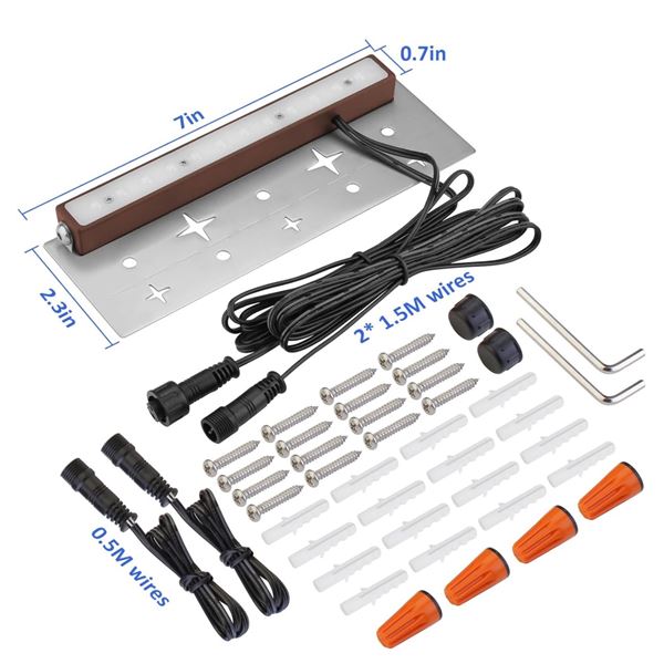 Lot of 1 Tovotum 4 Pack Ladder Stair Landscaping Lights