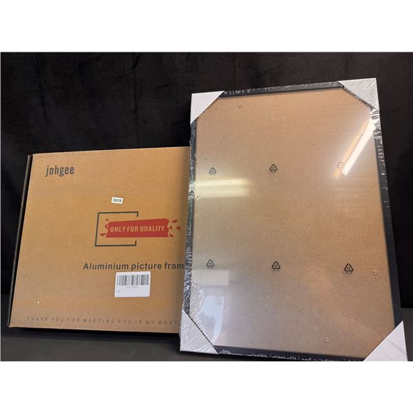 Lot of 1 Box of 2 Aluminum Picture Frames 12x16
