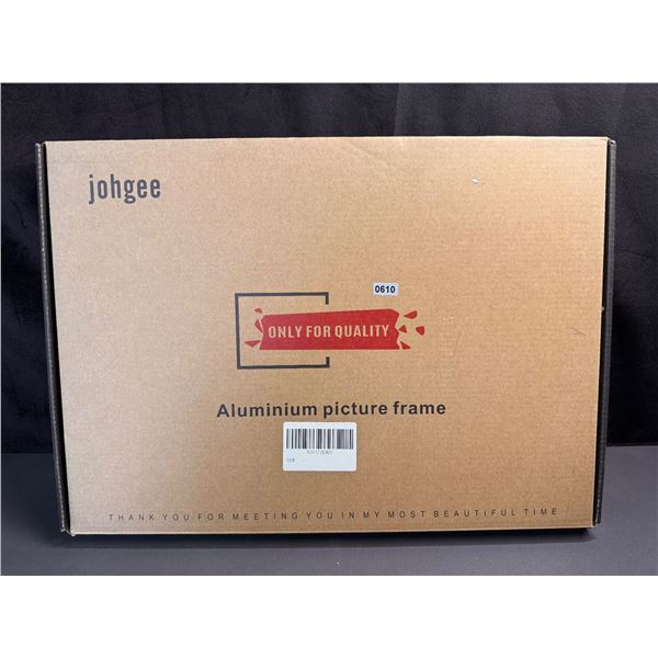 Lot of 1 Box of 2 Aluminum Picture Frames 12x16