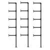 Image 3 : Lot of 1 Box of Rustic Industrial Pipe Shelving 68"x12" 3PCS