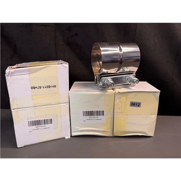 Lot of 2 Sets of Evil Energy 2.25in Lap Joint Band Clamps