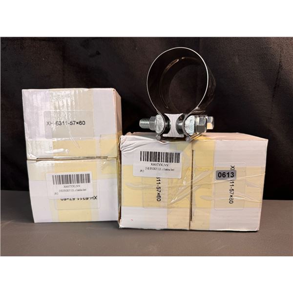 Lot of 2 Sets of Evil Energy 2.25in Lap Joint Band Clamps