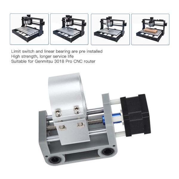 Lot of 1 Genmitsu z Axis Spindle Motor and Mount