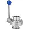 Image 2 : Lot of 1 1.5" Sanitary Ball Valve 304 Stainless