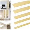 Image 4 : Lot of 1 16' Gold Metalized Edge Moulding Strips