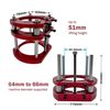 Image 1 : Lot of 1 Red Metal Router Lift 70x62mm