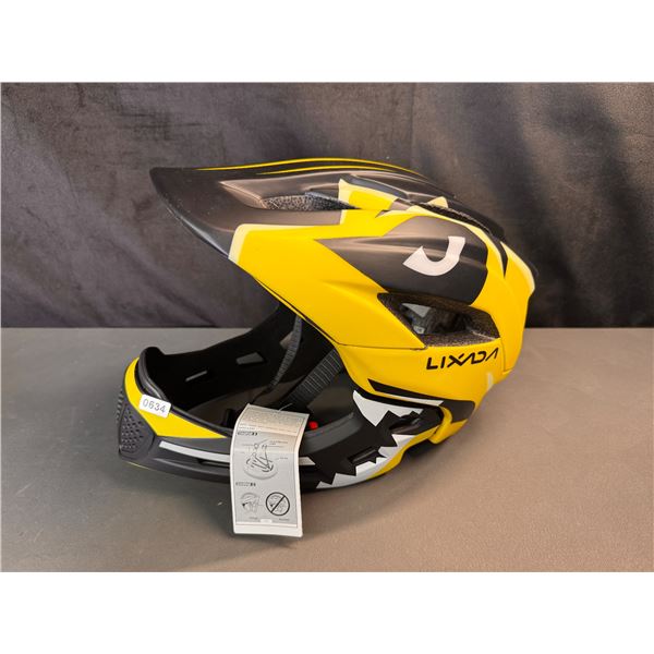 Lot of 1 Lixada 2IN1 Riding Helmet with Detachable Face Guard